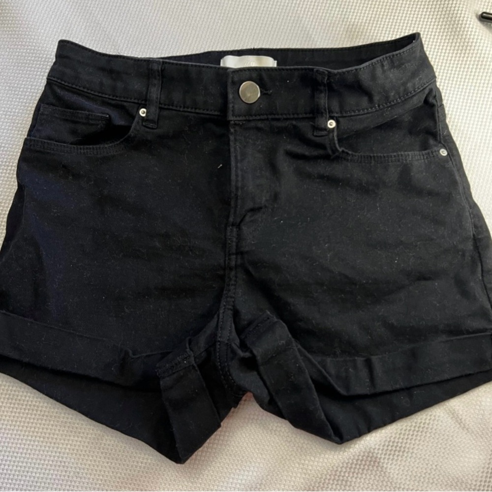 H&M Black Size 2 Shorts